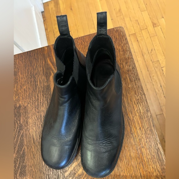 STAUD PALAMINO ankle Chelsea boot black leather size 39 / US 9 - Picture 3 of 4